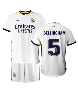 Conjunto Bellingham Real Madrid para niño, equipacion barata oficial