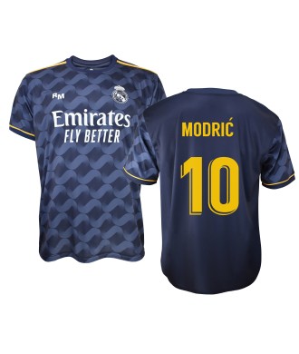 Camiseta Personalizable Segunda Equipación Adulto del Real Madrid Producto Oficial Licenciado Temporada 2023/24