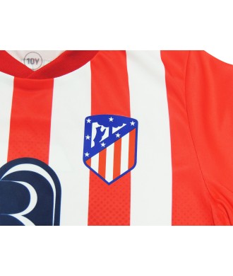 Camiseta Atlético de Madrid 1ª Equipación Personalizable Talla Adulto, Producto Oficial Licenciado Temporada 2023/24.