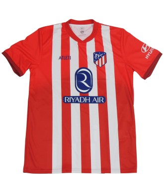 Camiseta Atlético de Madrid 1ª Equipación Personalizable Talla Adulto, Producto Oficial Licenciado Temporada 2023/24.