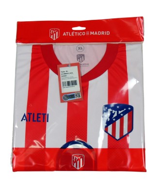 Camiseta Atlético de Madrid 1ª Equipación Personalizable Talla Adulto, Producto Oficial Licenciado Temporada 2023/24.