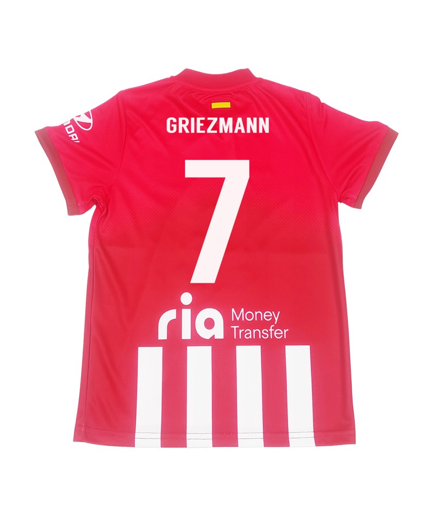 Camiseta Adulto Atlético de Madrid 1ª Equipación Griezmann Producto Oficial Licenciado Temporada 2023/24.