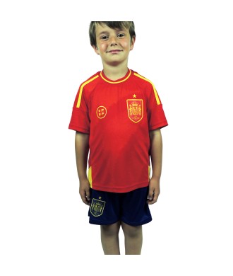 Conjunto de Fútbol Infantil  España Sin Dorsal Réplica Oficial Eurocopa 2024