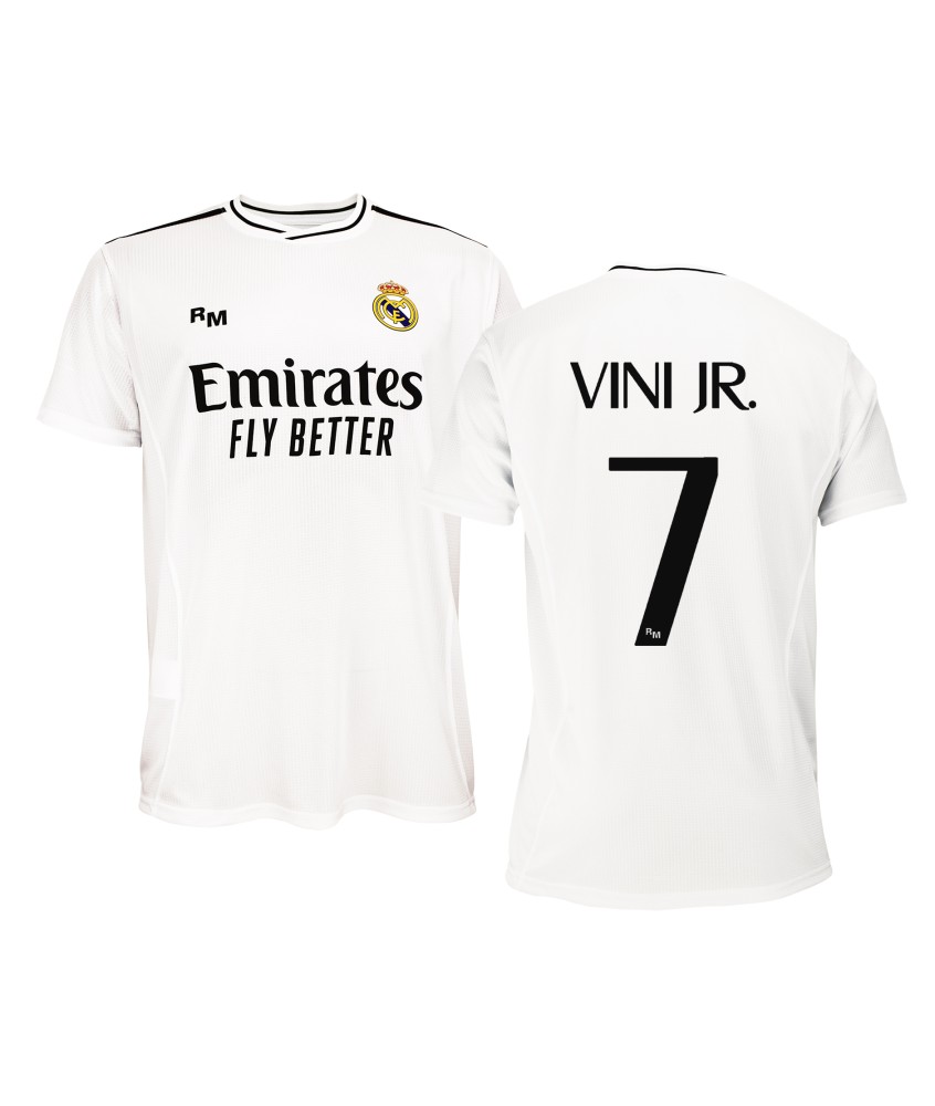 Camiseta Infantil Vini JR 1ª Equipación Real Madrid 24/25