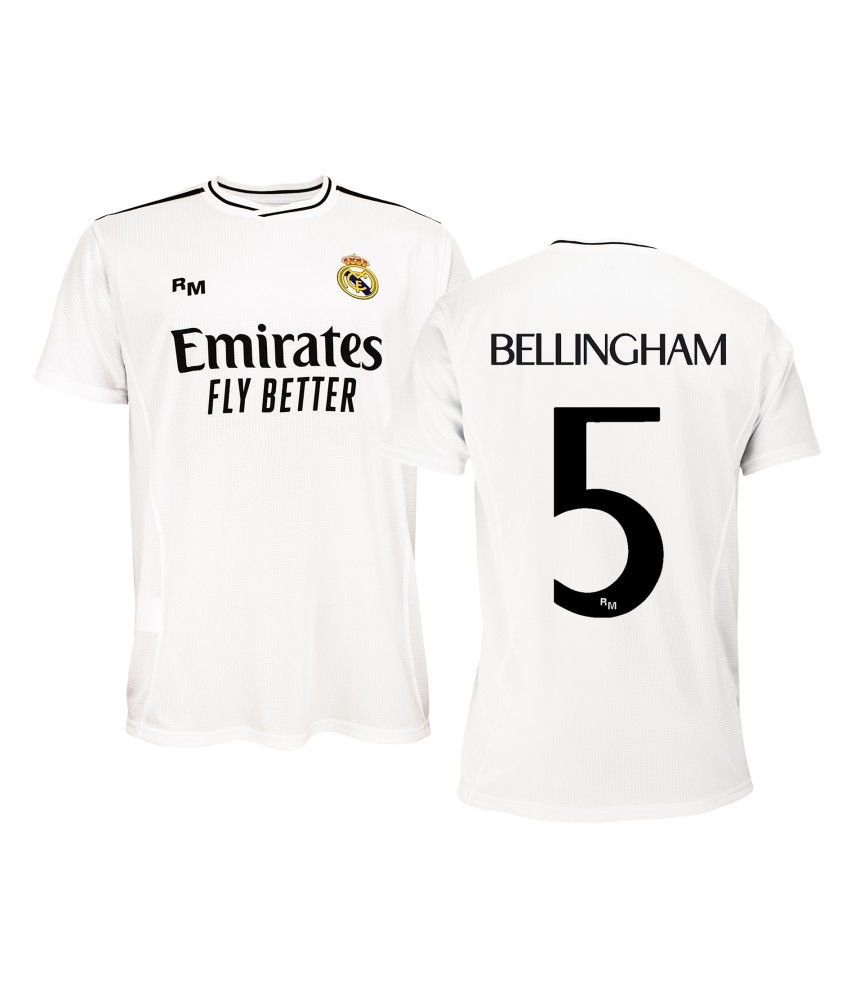 Camiseta Infantil Bellingham 1ª Equipación Real Madrid 24/25