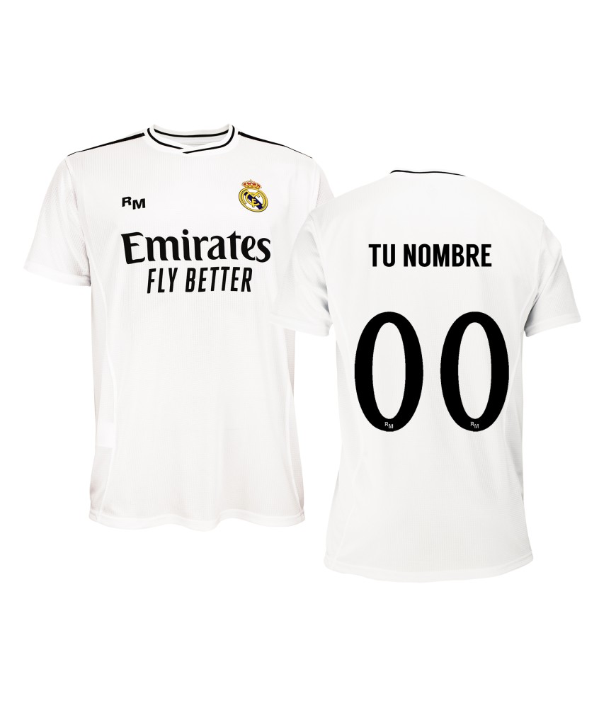 Camiseta  Infantil 1ª Equipación Real Madrid Personalizable 24/25