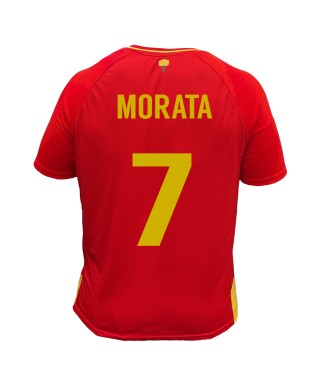 Camiseta de Fútbol Adulto España Morata Réplica Oficial Eurocopa 2024