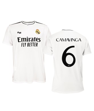 Camiseta Adulto 1ª Equipación Real Madrid Personalizable 24/25