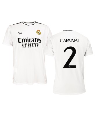 Camiseta Adulto 1ª Equipación Real Madrid Personalizable 24/25