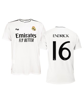 Camiseta Adulto 1ª Equipación Real Madrid Personalizable 24/25