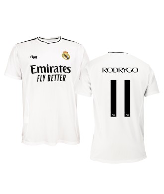 Camiseta Adulto 1ª Equipación Real Madrid Personalizable 24/25