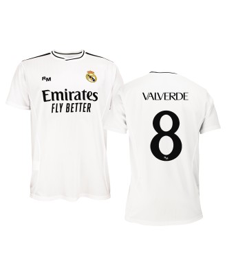 Camiseta Adulto 1ª Equipación Real Madrid Personalizable 24/25