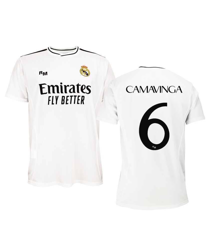 Camiseta Adulto Camavinga 1ª Equipación Real Madrid 24/25