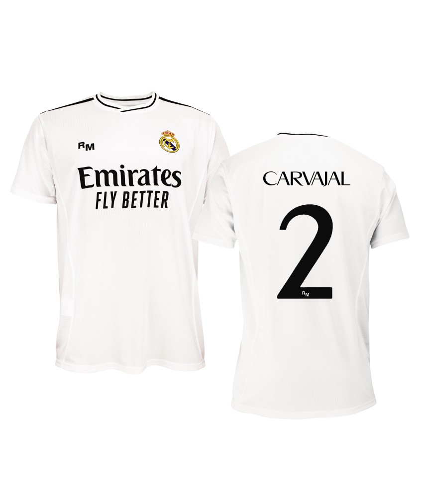 Camiseta Adulto Carvajal 1ª Equipación Real Madrid 24/25