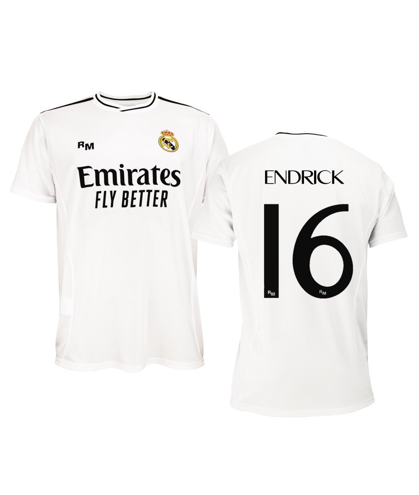 Camiseta Adulto Endrick 1ª Equipación Real Madrid 24/25