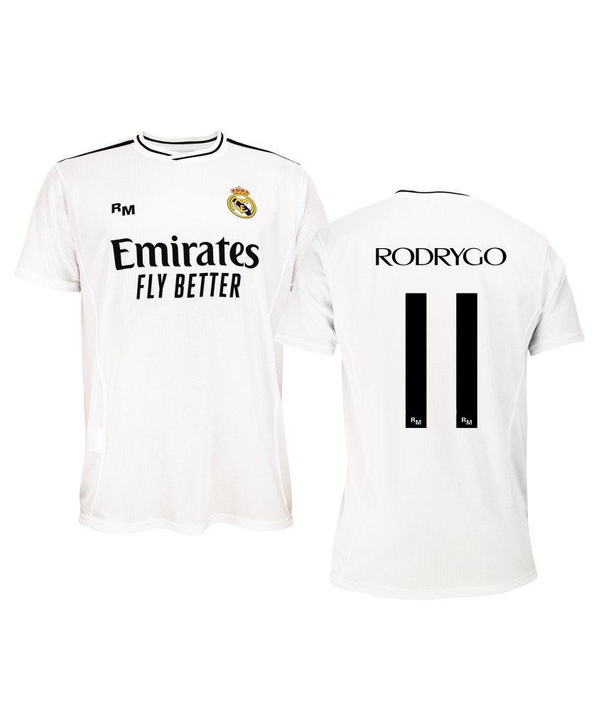 Camiseta Adulto Rodrygo 1ª Equipación Real Madrid 24/25