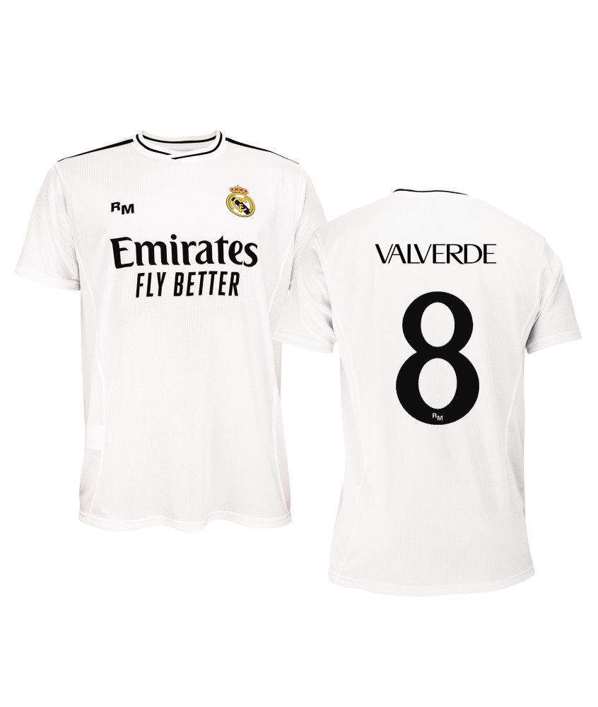 Camiseta Adulto Valverde 1ª Equipación Real Madrid 24/25