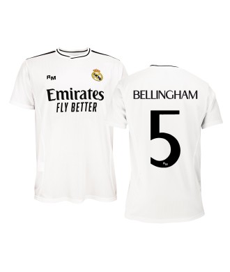 Camiseta  Infantil 1ª Equipación Real Madrid Personalizable 24/25