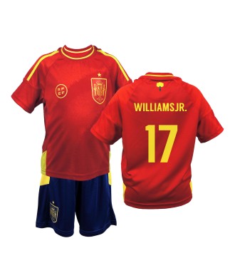 Conjunto Infantil Personalizable España con tu nombre Réplica Oficial Eurocopa 2024