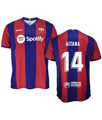 Camiseta Adulto Personalizable 1º Equipación Adulto FC Barcelona 23/24