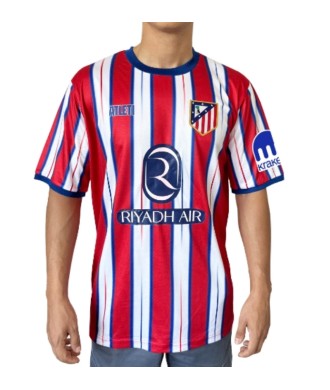 Conjunto Atlético de Madrid 1ª Equipación Personalizable Talla Niño, Producto Oficial Licenciado Temporada 2024/25.