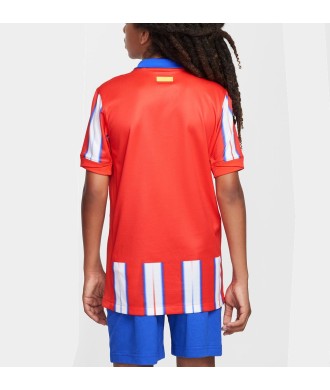 Conjunto Atlético de Madrid 1ª Equipación Personalizable Talla Niño, Producto Oficial Licenciado Temporada 2024/25.