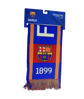 Bufanda FC Barcelona Blaugrana Azul y Rojo 1899 Escudo