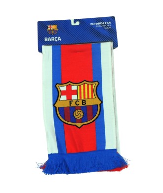 Bufanda FC Barcelona Blaugrana Blanca Azul y Roja Escudo