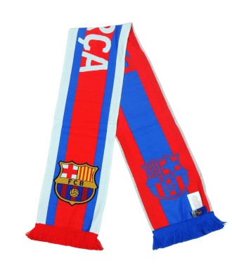 Bufanda FC Barcelona Blaugrana Blanca Azul y Roja Escudo