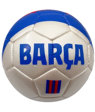 Balón de Fútbol FC Barcelona Blanco Barca con Escudo