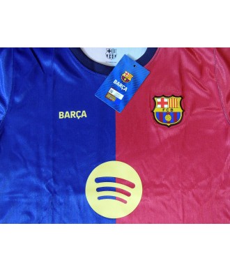 Conjunto Olmo Primera Equipación FC Barcelona 24/25 Réplica Oficial.