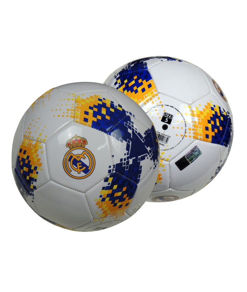 Balón Oficial de Fútbol Real Madrid con Escudo Essentials