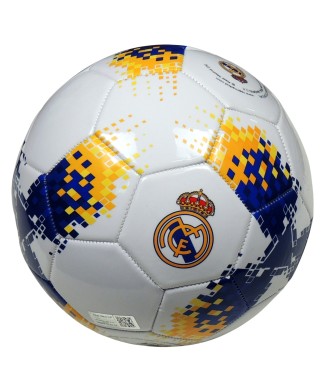 Balón Oficial de Fútbol Real Madrid con Escudo Essentials