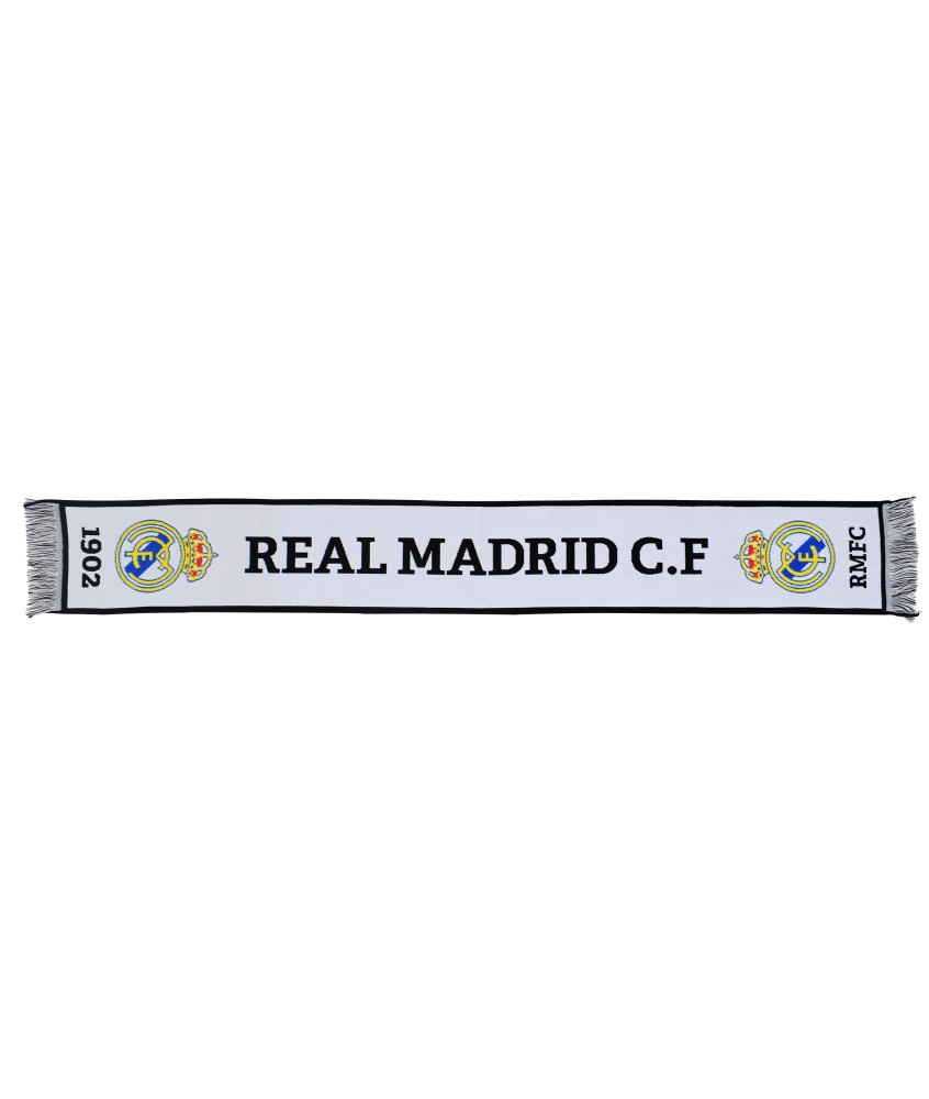 Bufanda Fútbol Real Madrid CF Telar Oficial White 1902