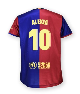 Camiseta Infantil Alexia 1º Equipación FC Barcelona 24/25. Réplica Oficial.