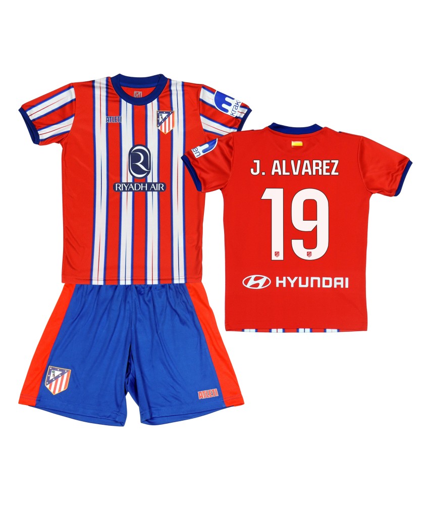 Julián Alvarez Atlético de Madrid Conjunto Primera Equipación 24/25 - Niño