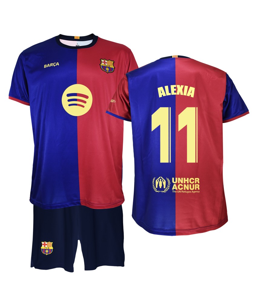 Conjunto Alexia Primera Equipación FC Barcelona 24/25 Réplica Oficial.